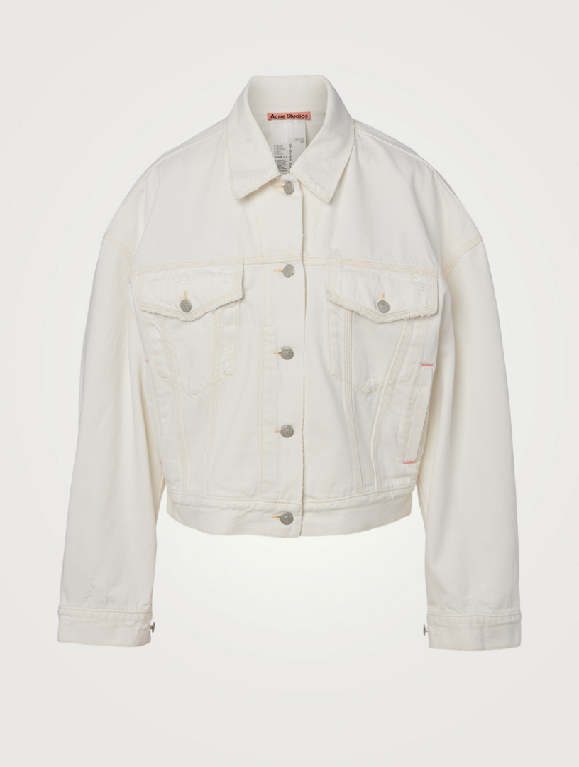 ACNE STUDIOS Cropped Denim Jacket Holt Renfrew