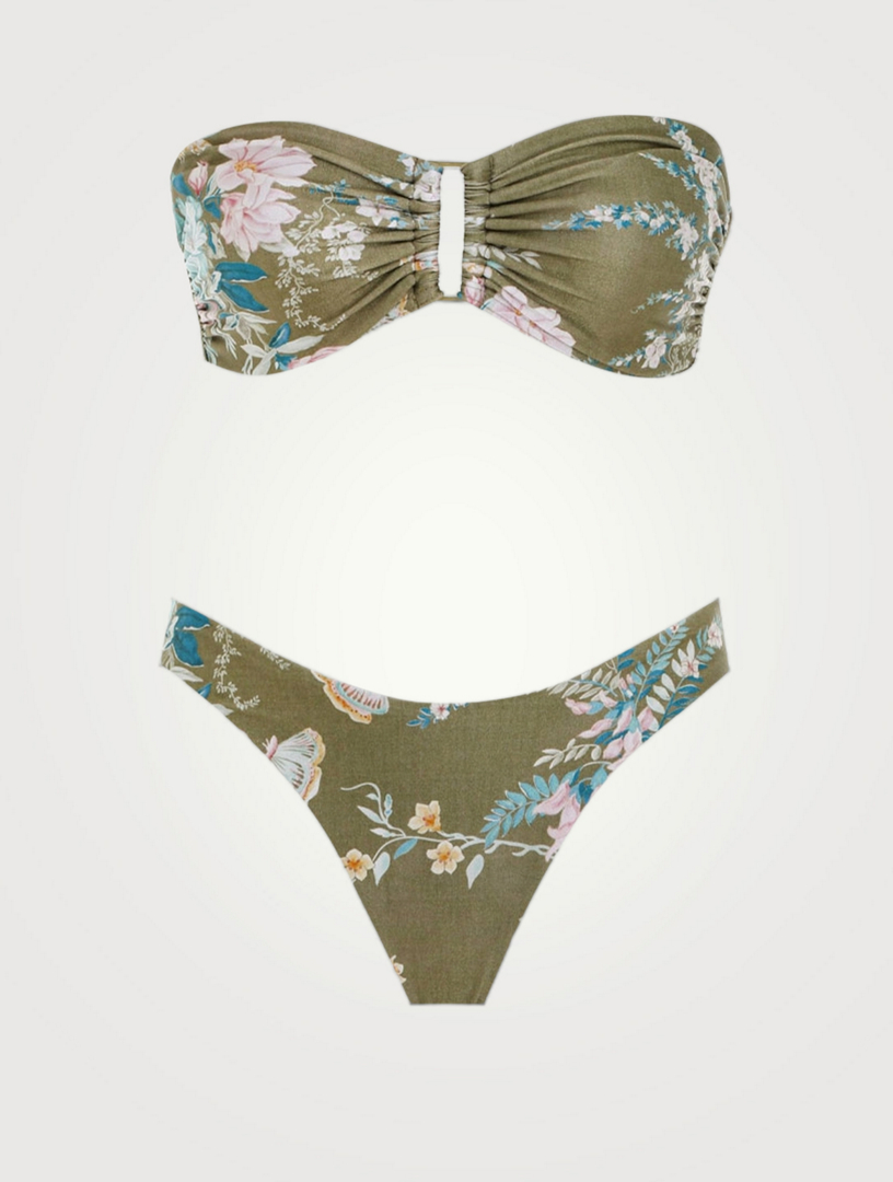 ZIMMERMANN Cassia Wide Link Bandeau Bikini Set Holt Renfrew