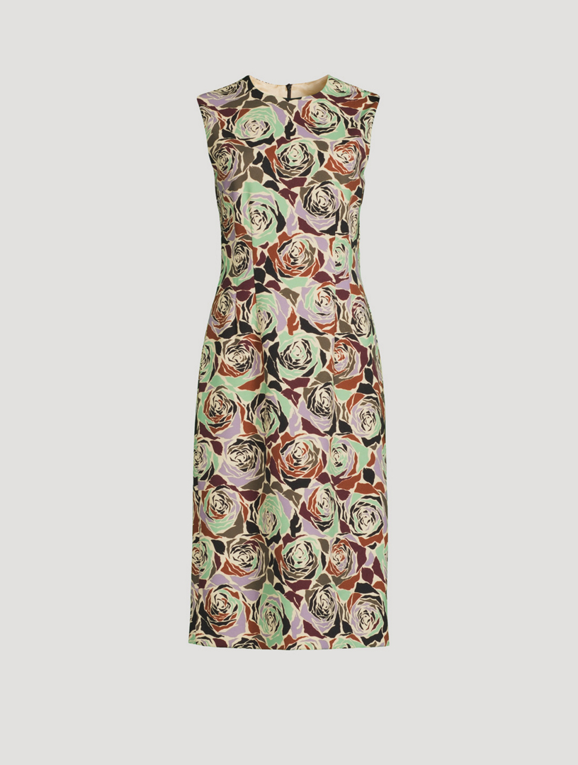 Dries Van Noten Delavina Printed Sleeveless Midi Dress Holt Renfrew