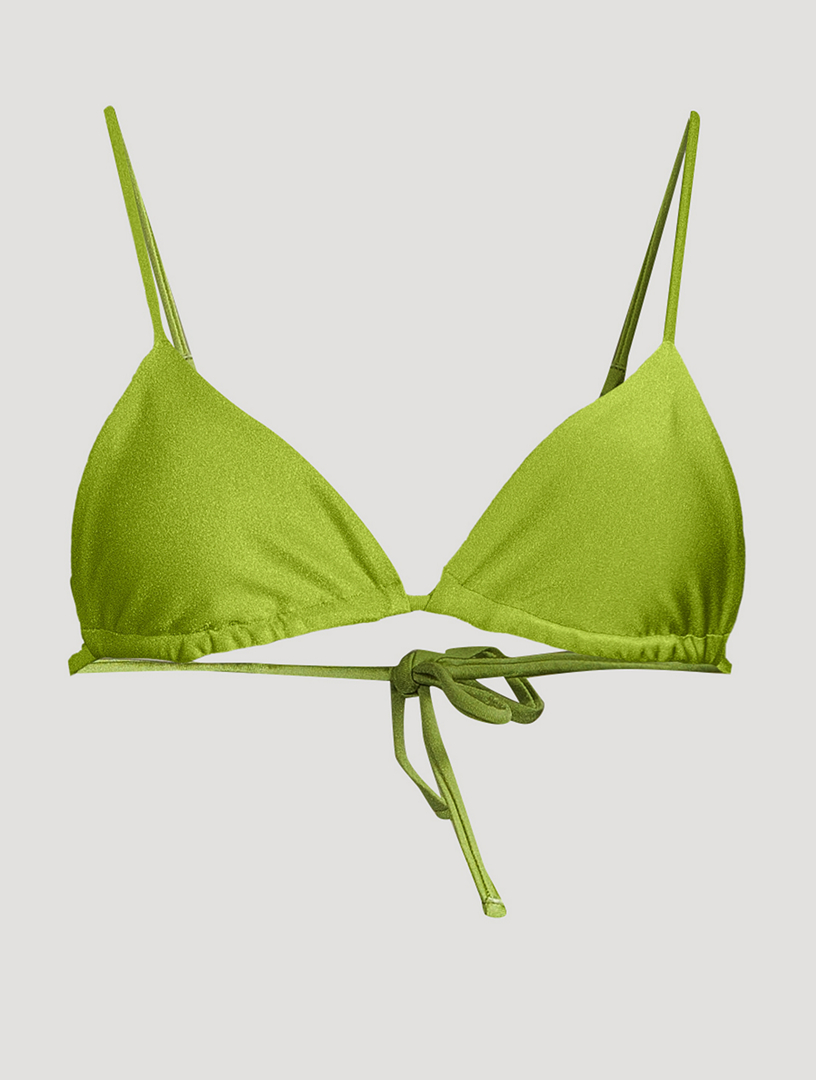 JADE SWIM Via Triangle Bikini Top Holt Renfrew