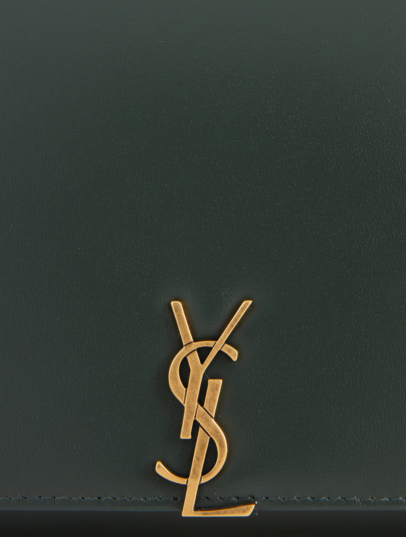 Saint Laurent Ysl Monogram Leather Chain Wallet Holt Renfrew