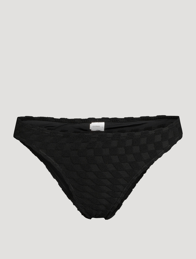 Good American Jacquard Better Bikini Bottom Holt Renfrew