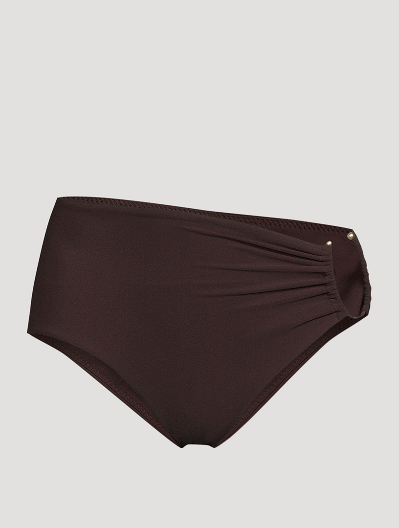 Christopher Esber Ruched Prong Bikini Brief Holt Renfrew