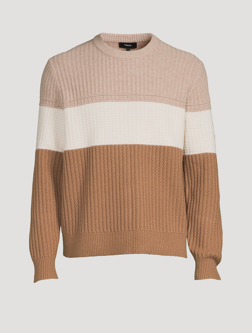 Theory Lamar Wool And Cashmere Crewneck Sweater Holt Renfrew