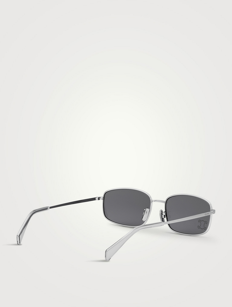 Crystal Triomphe Rectangular Sunglasses