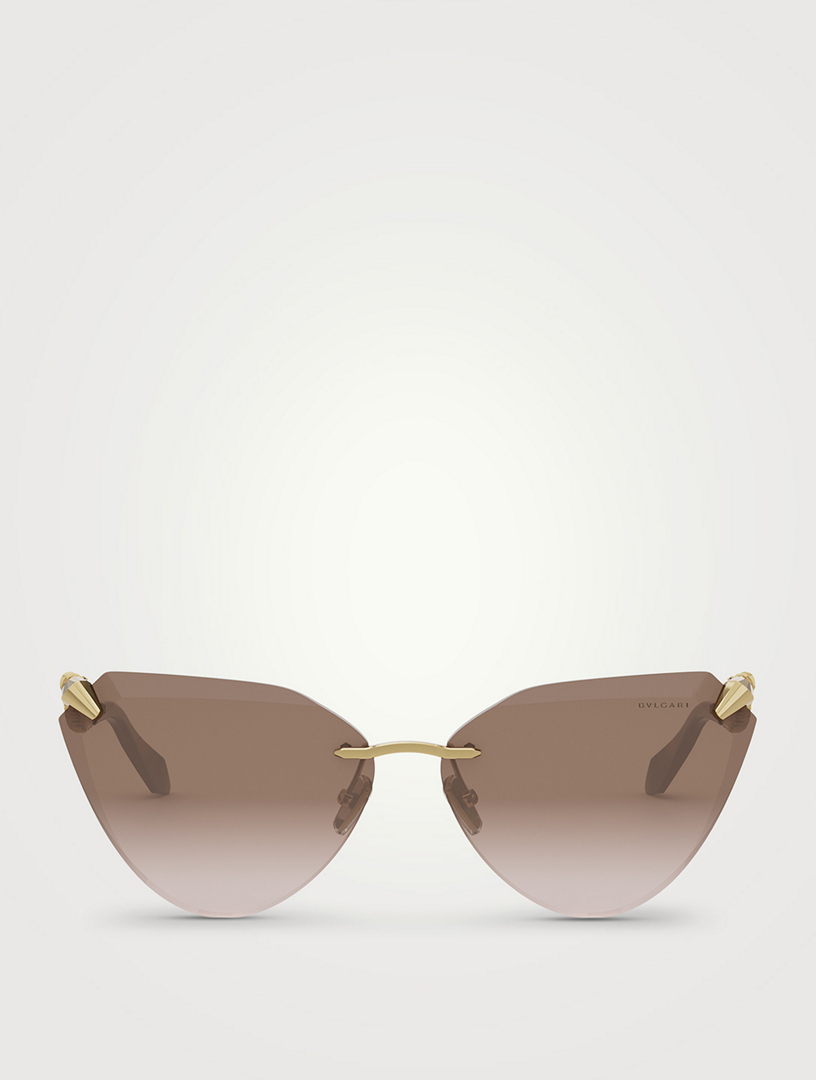 カエデBVLGARI BVLGARI Serpenti Cat Eye Sunglasses | Holt Renfrew