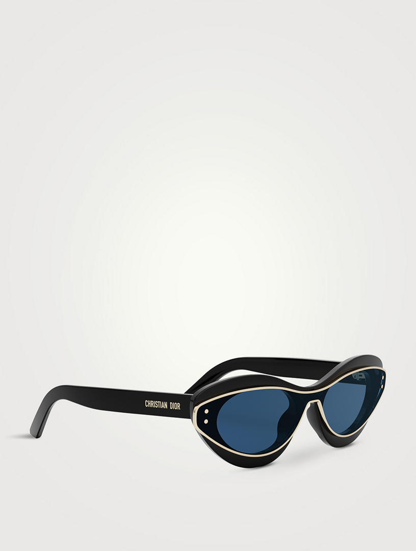 Dior キャットアイサングラス ゴールド DIOR EYEWEAR ゴールドトーン キャットアイ サングラス | NET-A
