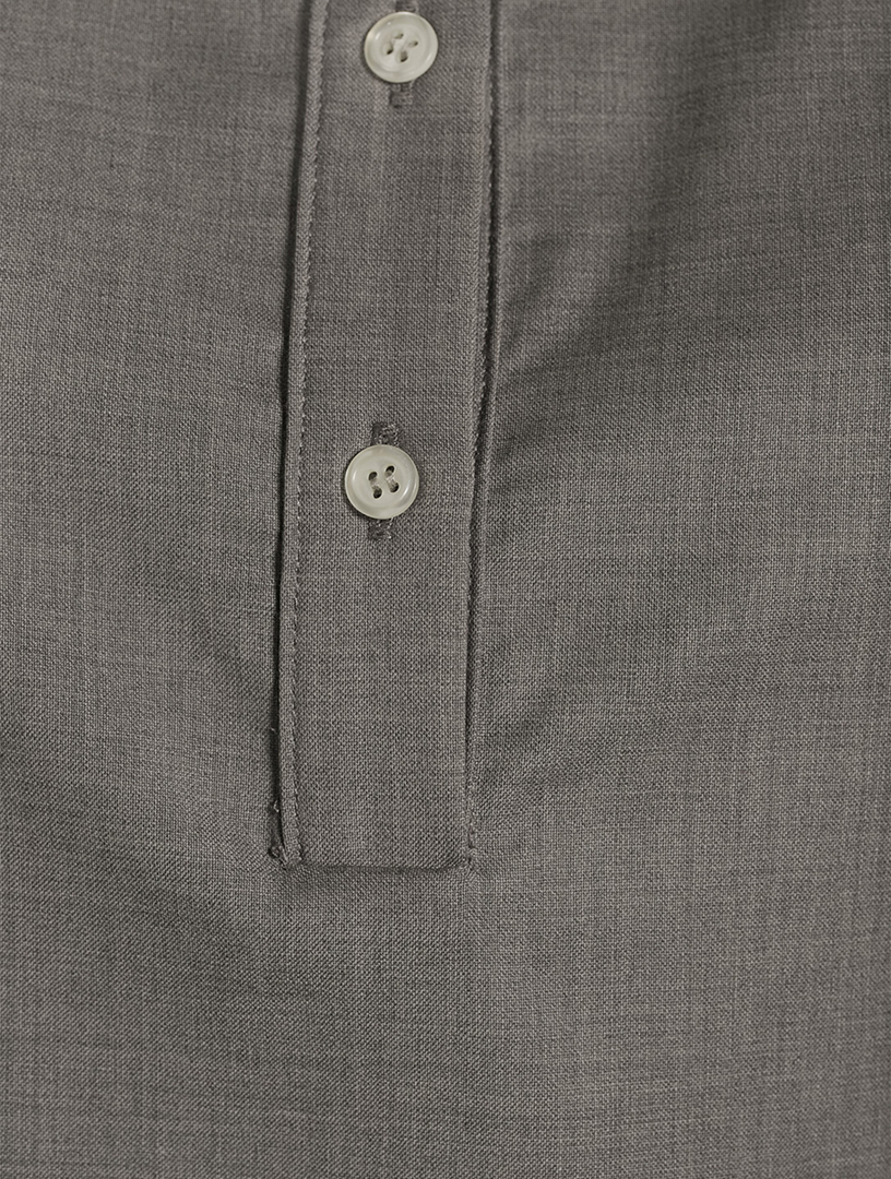 Namil Wool Cropped Shirt