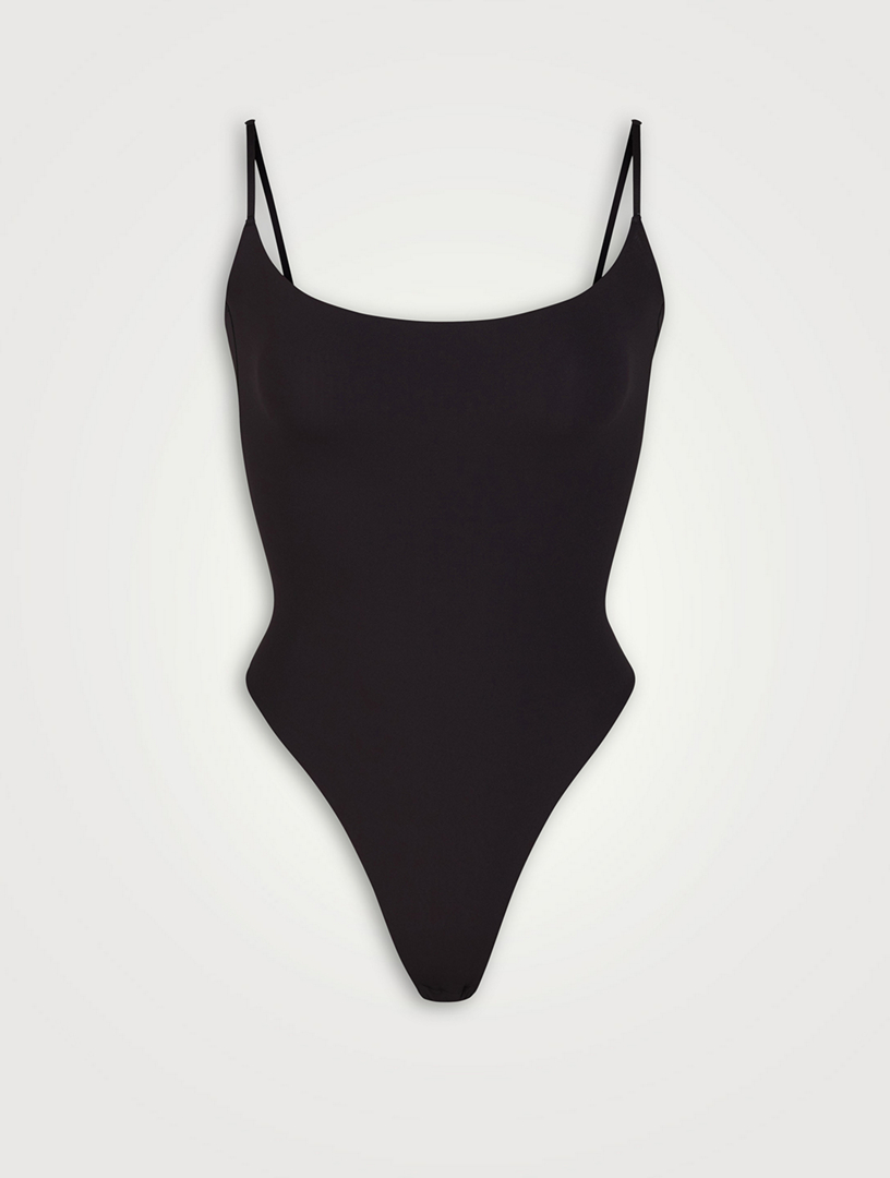 Buy Good American Modern Tank Scuba Bodysuit In Rust - Rust001 At 43% Off