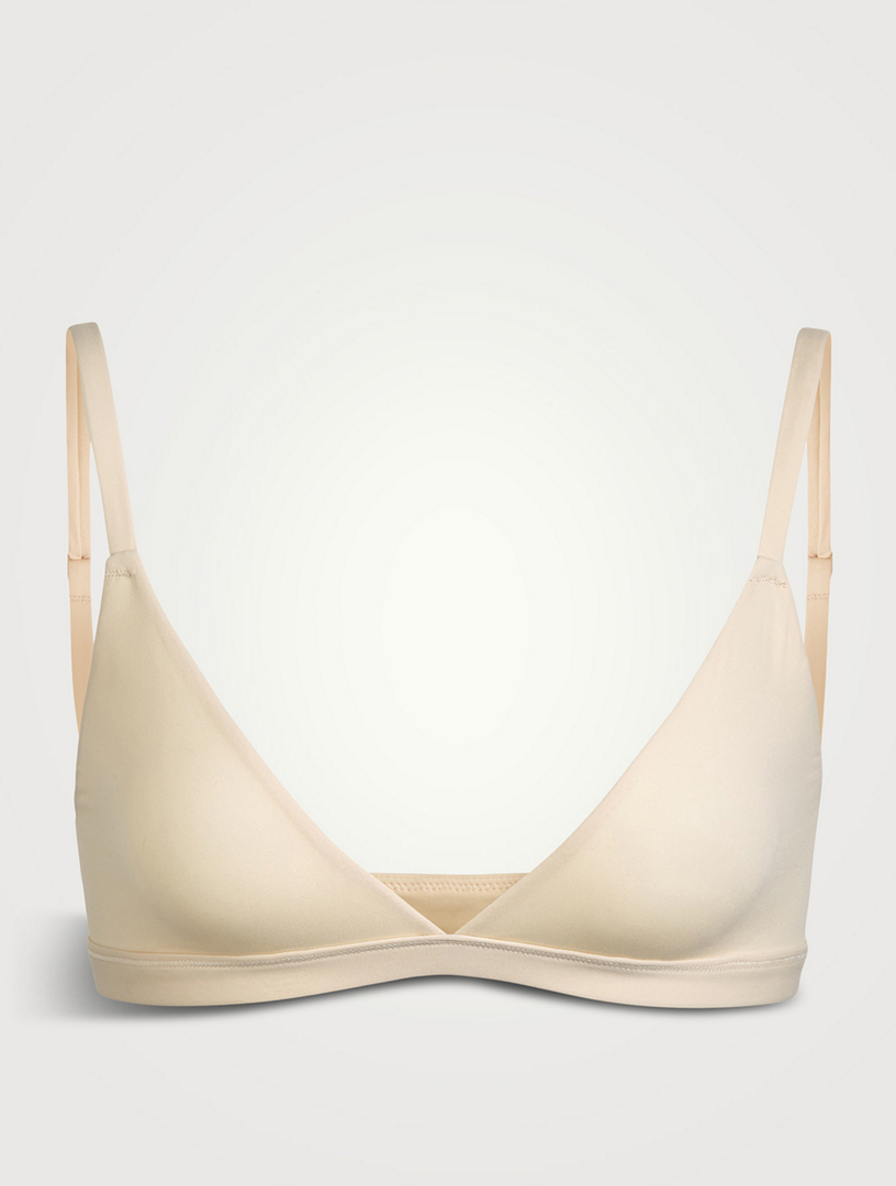 SKIMS - The Cotton Triangle Bralette and Cotton Rib Brief in Mineral —  restocking tomorrow, May 23 in sizes XXS - 4X at 9AM PST / 12PM EST  exclusively at SKIMS.COM.