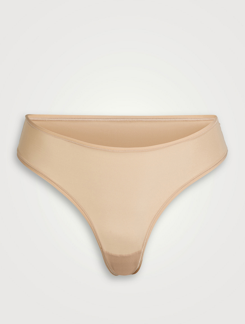 Low-Rise Logo Graphic Thong Underwear