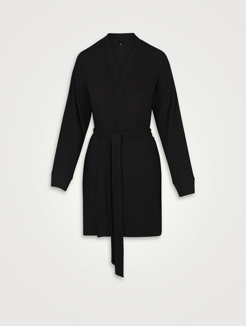 Skin Wrap Robe Black 1