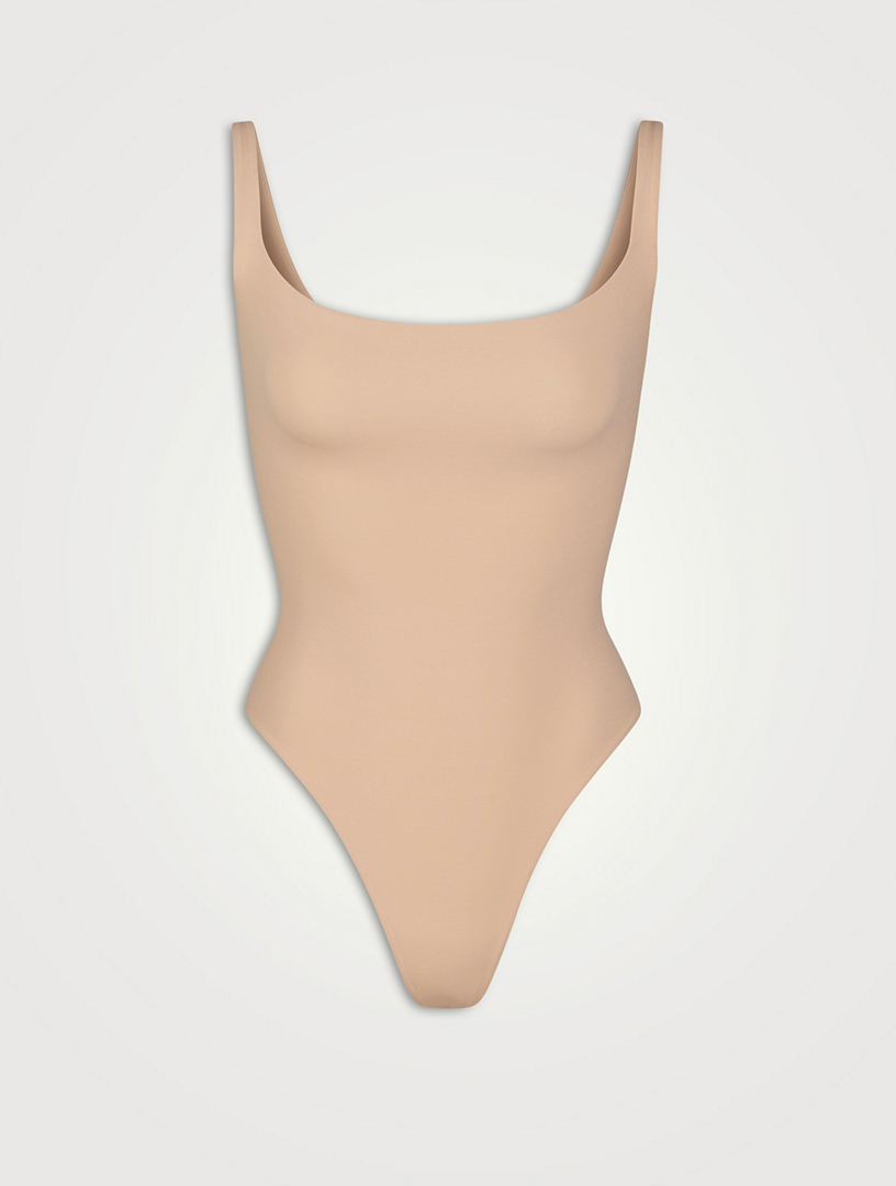 FITS EVERYBODY SQUARE NECK BODYSUIT | ESPRESSO