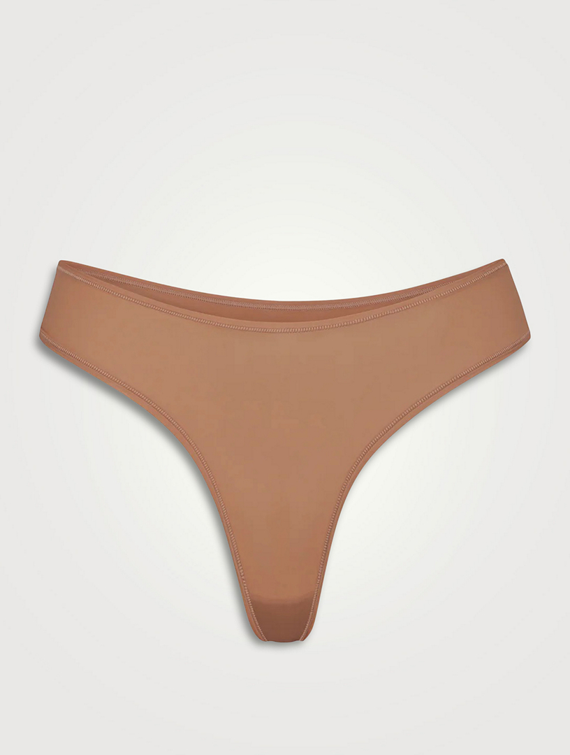 Jelly Sheer Dipped Thong