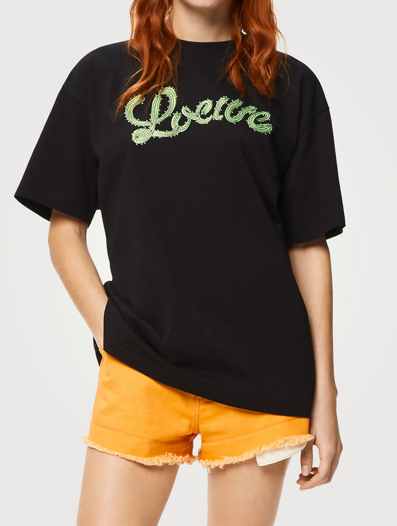 LOEWE Paula's Ibiza Cactus Logo T-Shirt | Holt Renfrew