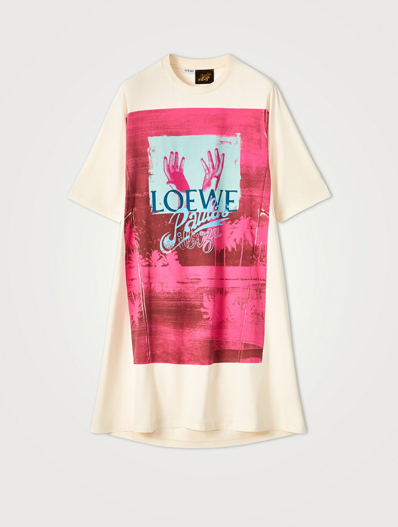 Paula's Ibiza Palm T-Shirt Dress