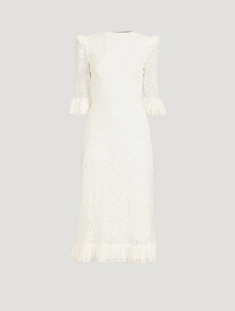 THE VAMPIRE'S WIFE Falconetti Lace Midi Dress