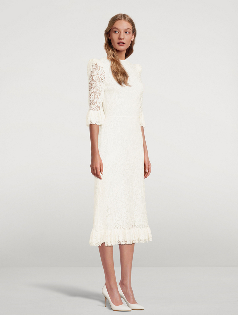 Falconetti Lace Midi Dress