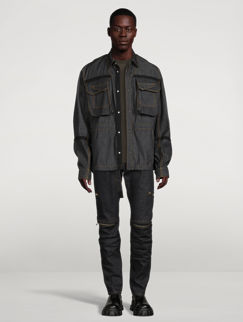 Patch-Pocket Denim Jacket