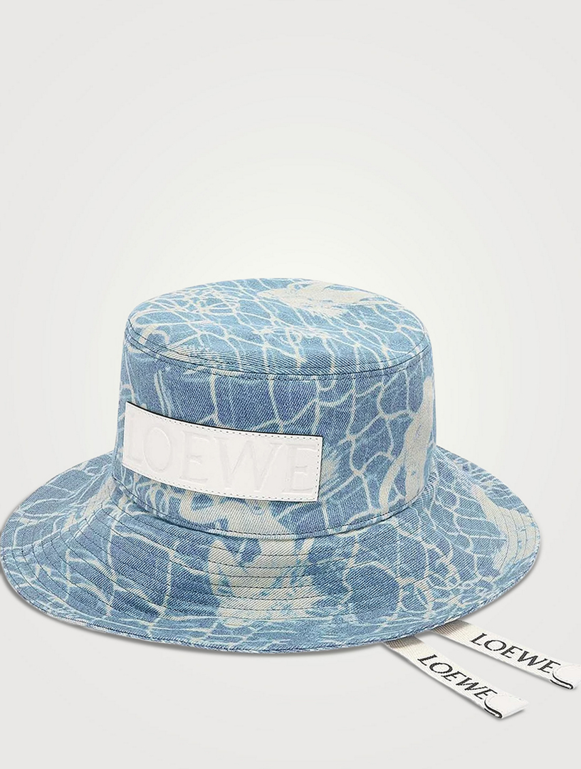 LOEWE Denim Fisherman Hat In Mermaid Print | Holt Renfrew display picture 2
