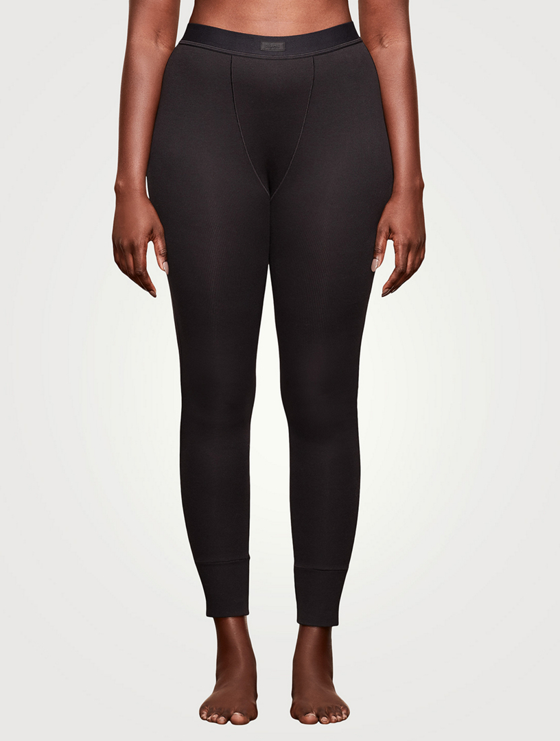 Cotton Rib Leggings