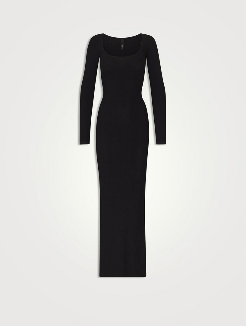 SKIMS - Soft Lounge longsleeve dress on Designer Wardrobe