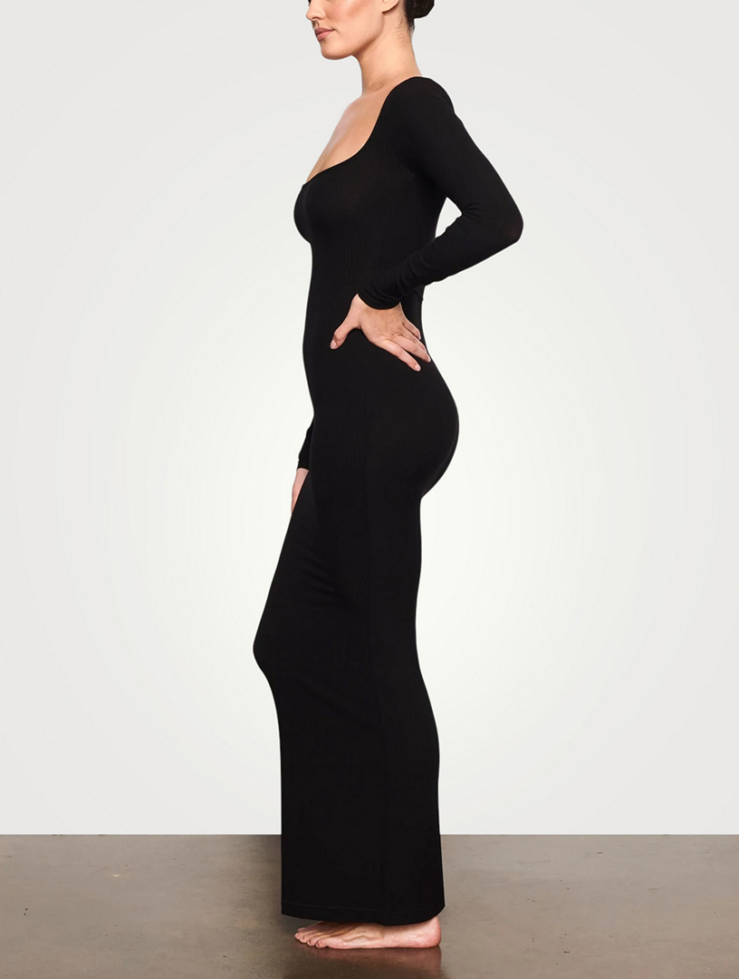 SKIMS Soft Lounge Long-Sleeve Dress | Holt Renfrew