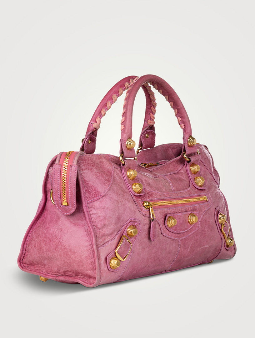 Pre-Loved Motocross Part Time Giant 21 Leather Satchel