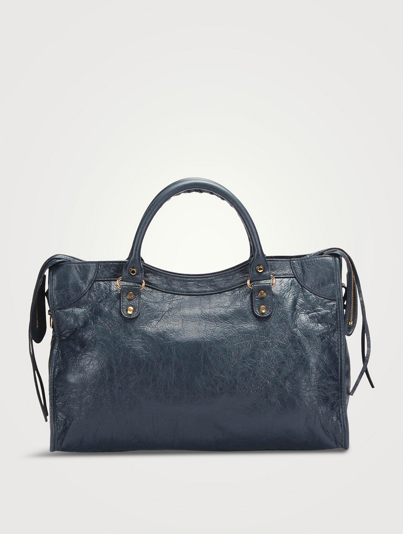 Pre-Loved Motocross Classic City Leather Satchel