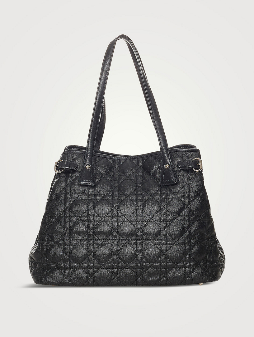 【ヴィンテージ】Rank:A☆Dior BLACK ジオール カロ BAG M9242 ヴィンテージ】Rank:A☆Dior BLACK ジオール カロ BAG M9242
