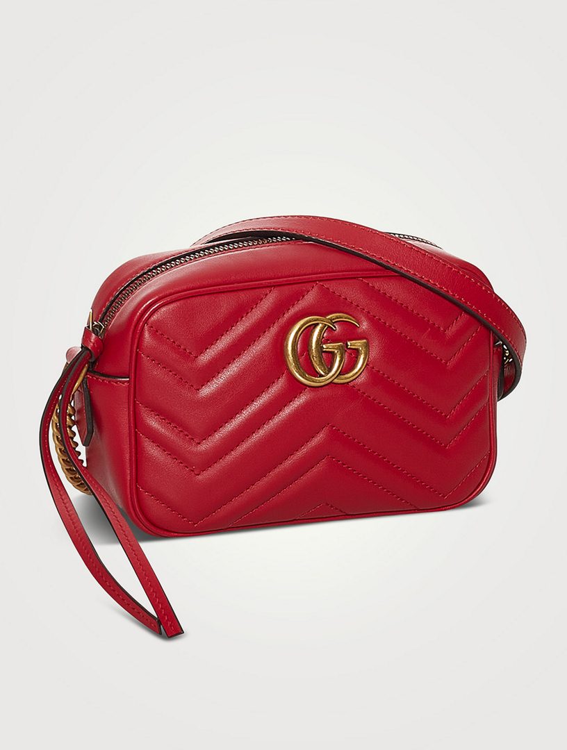 GUCCI Pre Loved GG Marmont Matelasse Leather Camera Bag Holt Renfrew