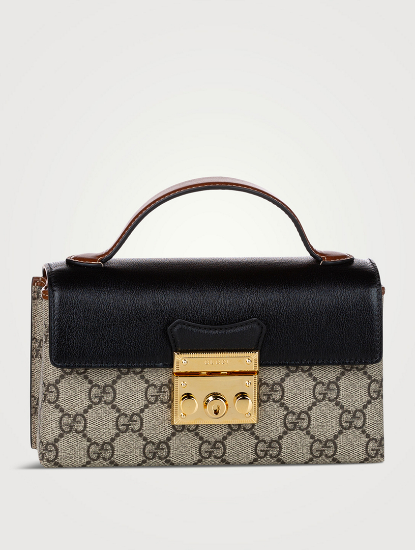 Gucci padlock top handle bag sale