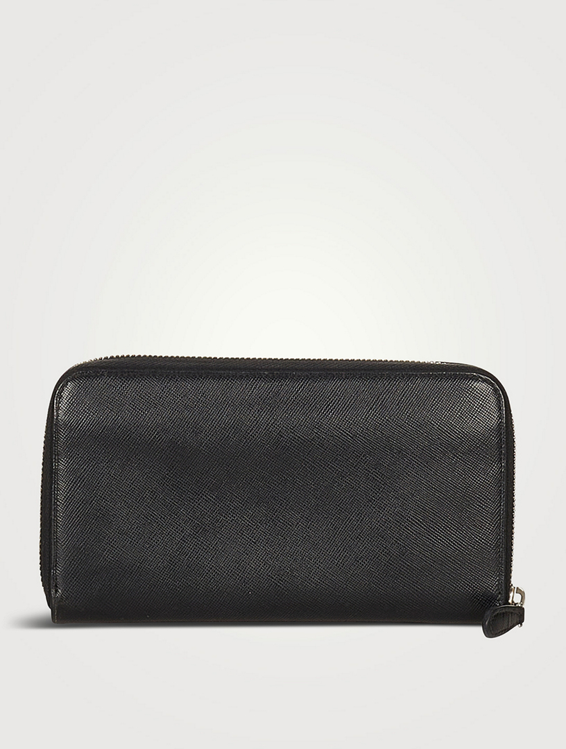 Pre-Loved Saffiano Leather Wallet