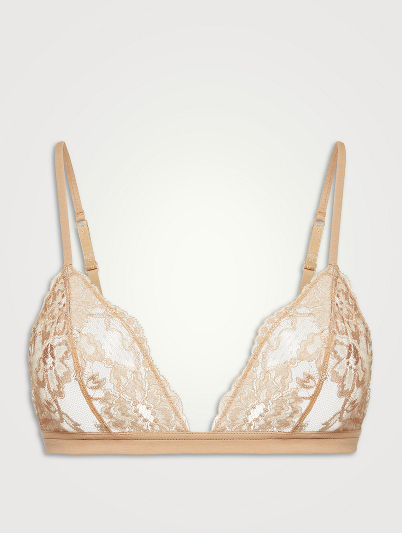 Soutien-gorge triangle de dentelle