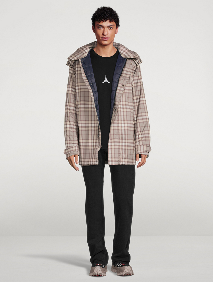 Misha Plaid Mac Coat