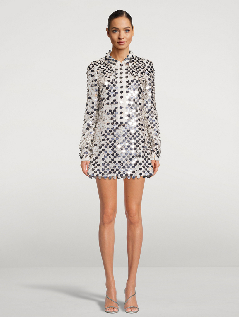 GIAMBATTISTA VALLI Sequin Embroidered Shirt Dress Holt Renfrew