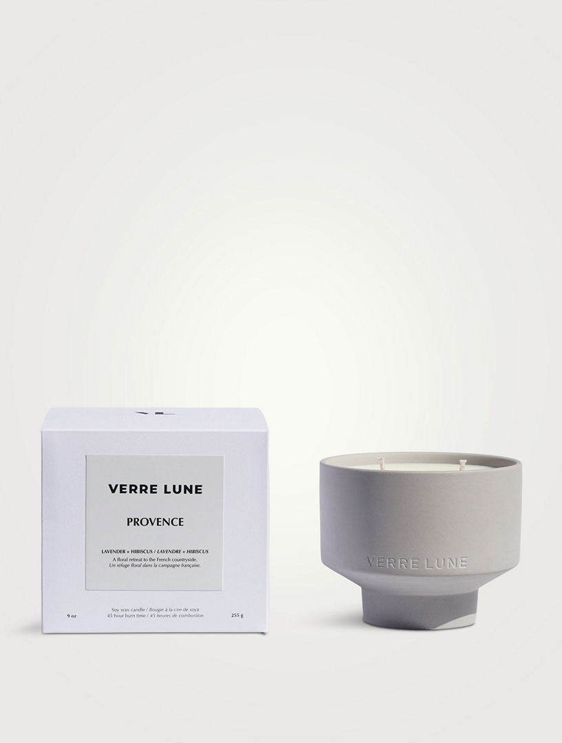VERRE LUNE Lavender + Hibiscus Provence Candle  