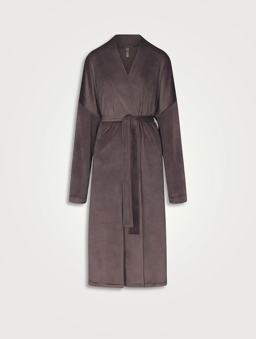 SKIMS Velour Wrap Robe