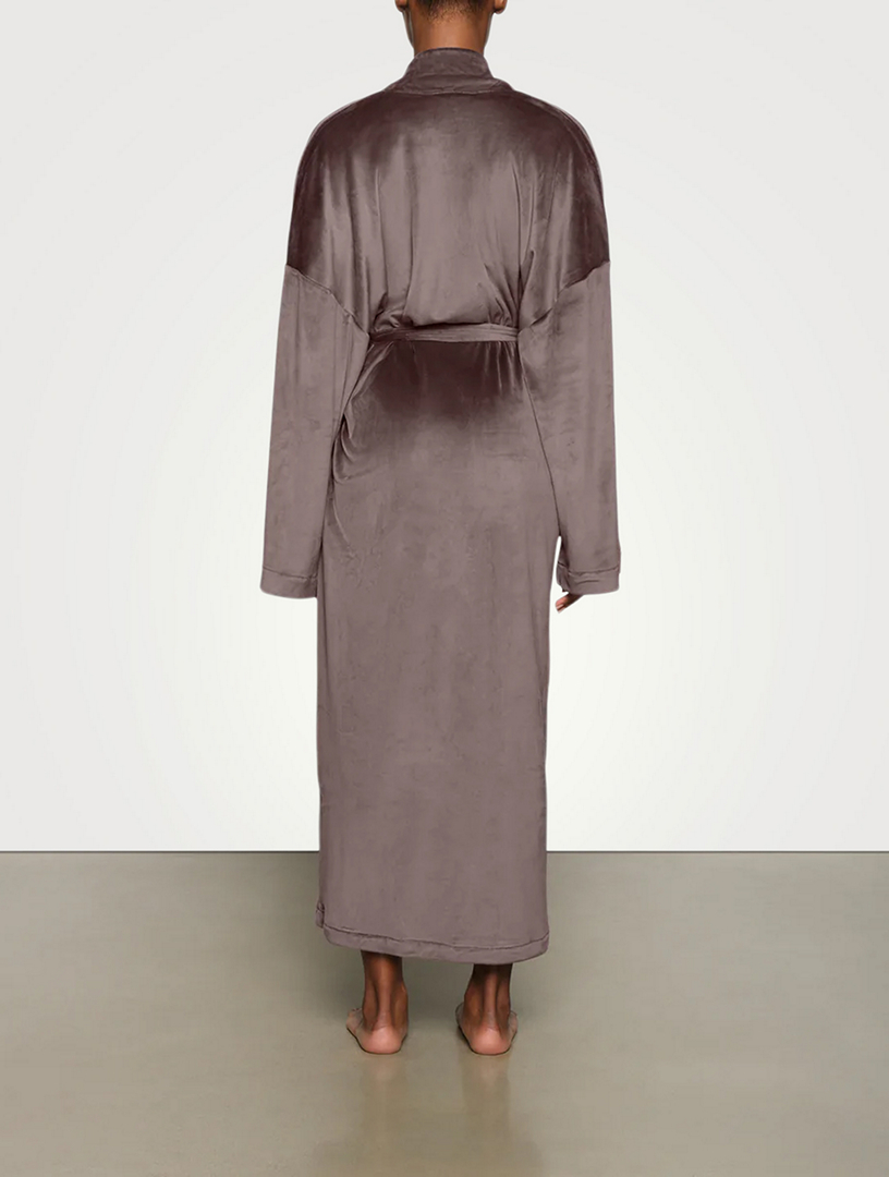 SKIMS Velour Wrap Robe | Holt Renfrew