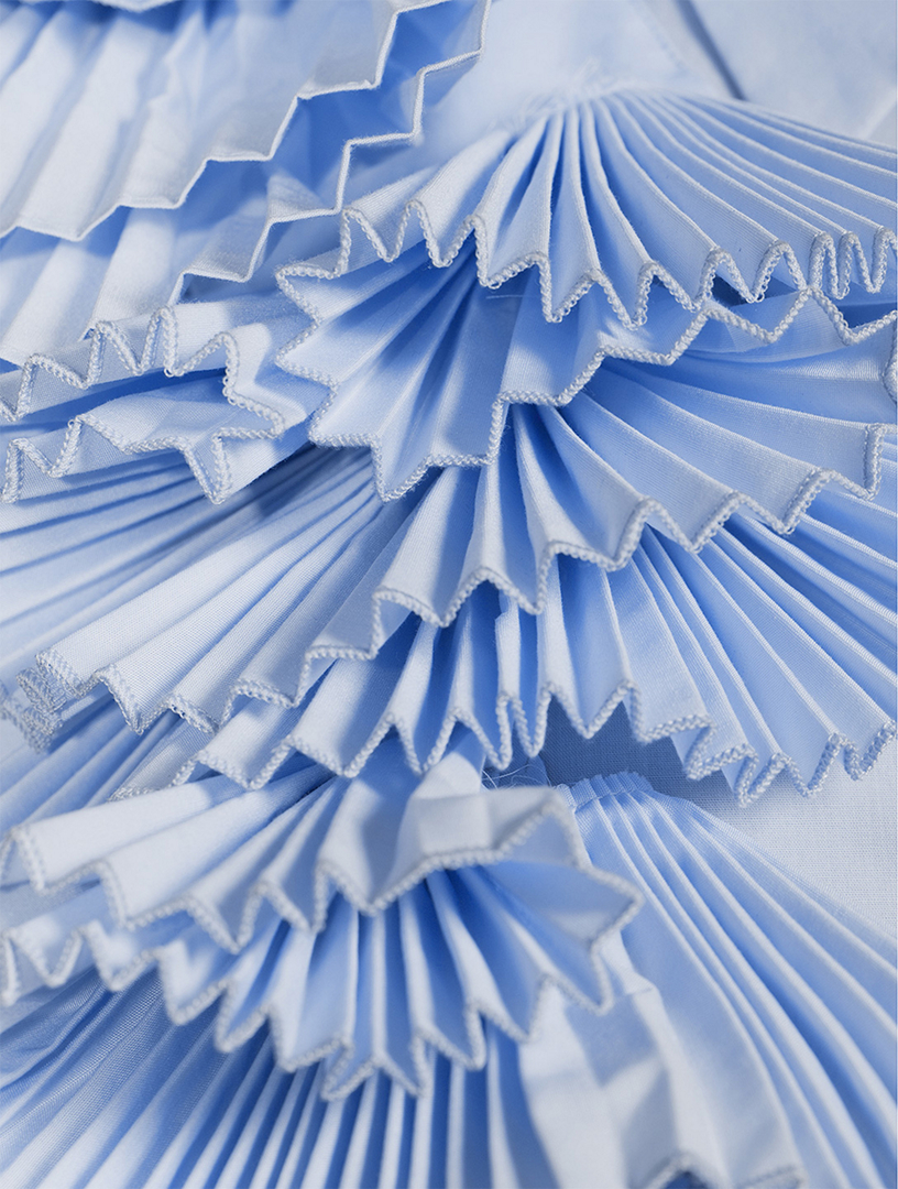 Casia Shirt With Fan Detail