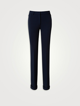 Marisa Stretch-Wool Bootcut Trousers