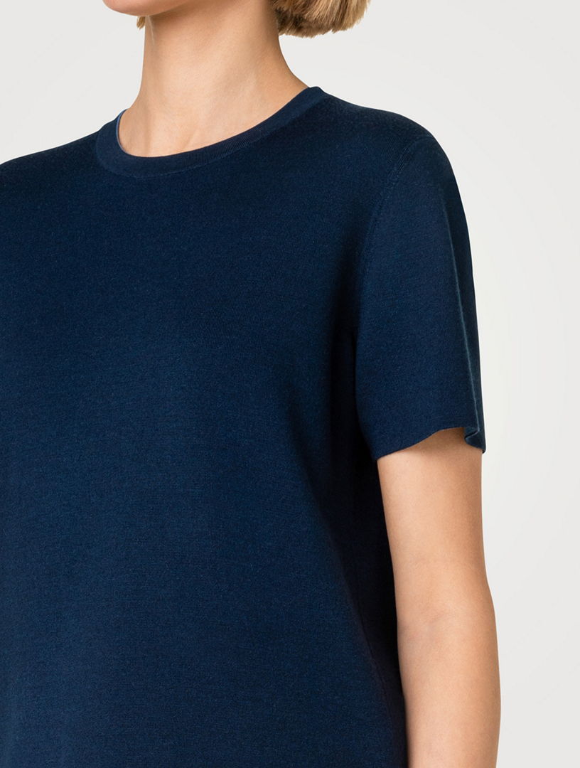 AKRIS Reversible Double-Face Knit T-Shirt | Holt Renfrew