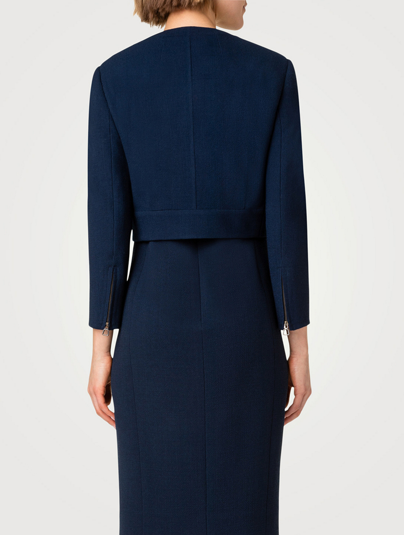 Piet Wool Crêpe Double-Face Jacket