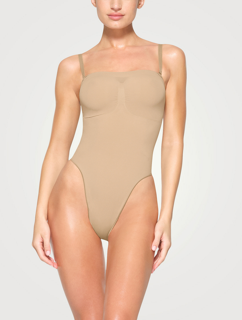 SKIMS Seamless Sculpt Strapless Thong Bodysuit Holt Renfrew