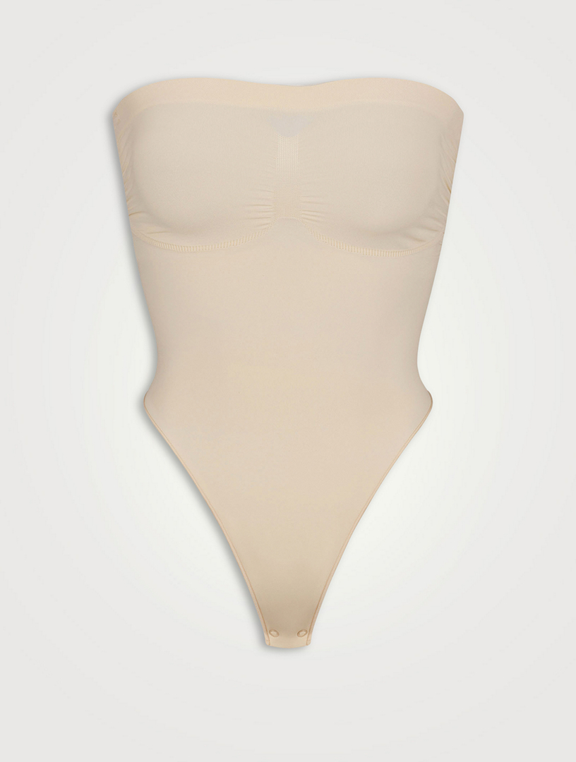 SEAMLESS SCULPT STRAPLESS SHORTIE BODYSUIT