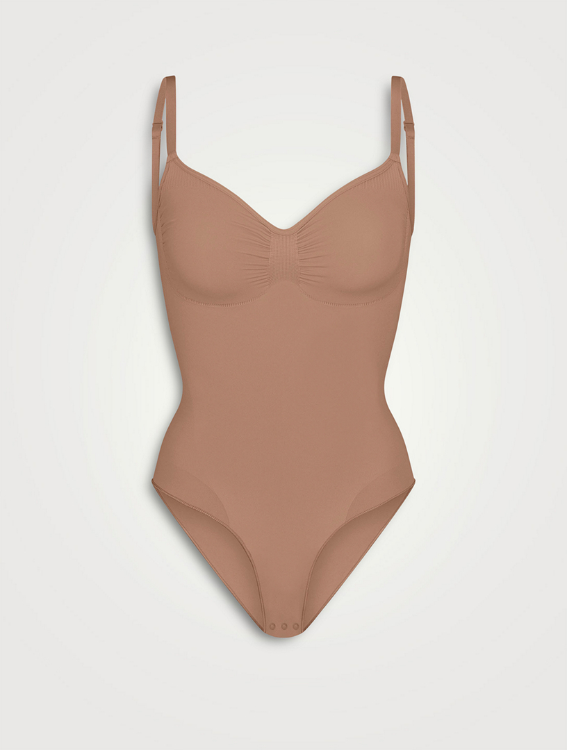 Womens Skims brown Fits Everybody Strapless Bodysuit | Harrods #  {CountryCode}