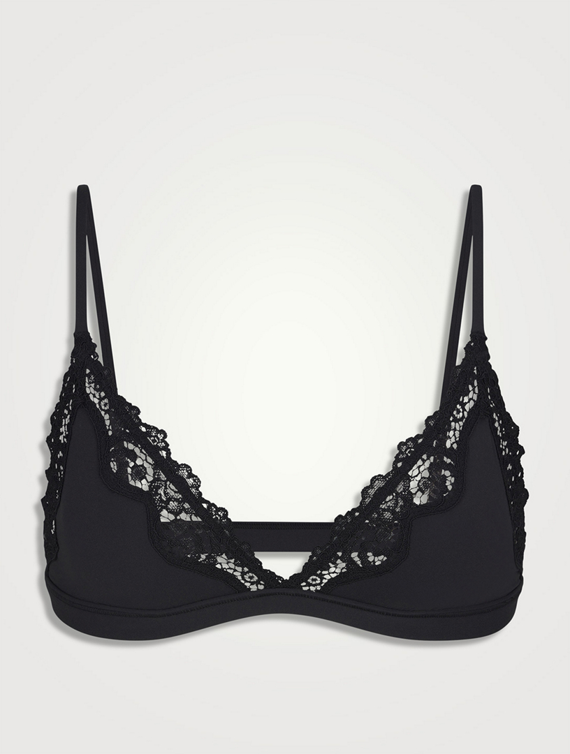 SKIMS Fits Everybody Lace Triangle Bralette Size XXS - $25 (37% Off Retail)  New With Tags - From Keana