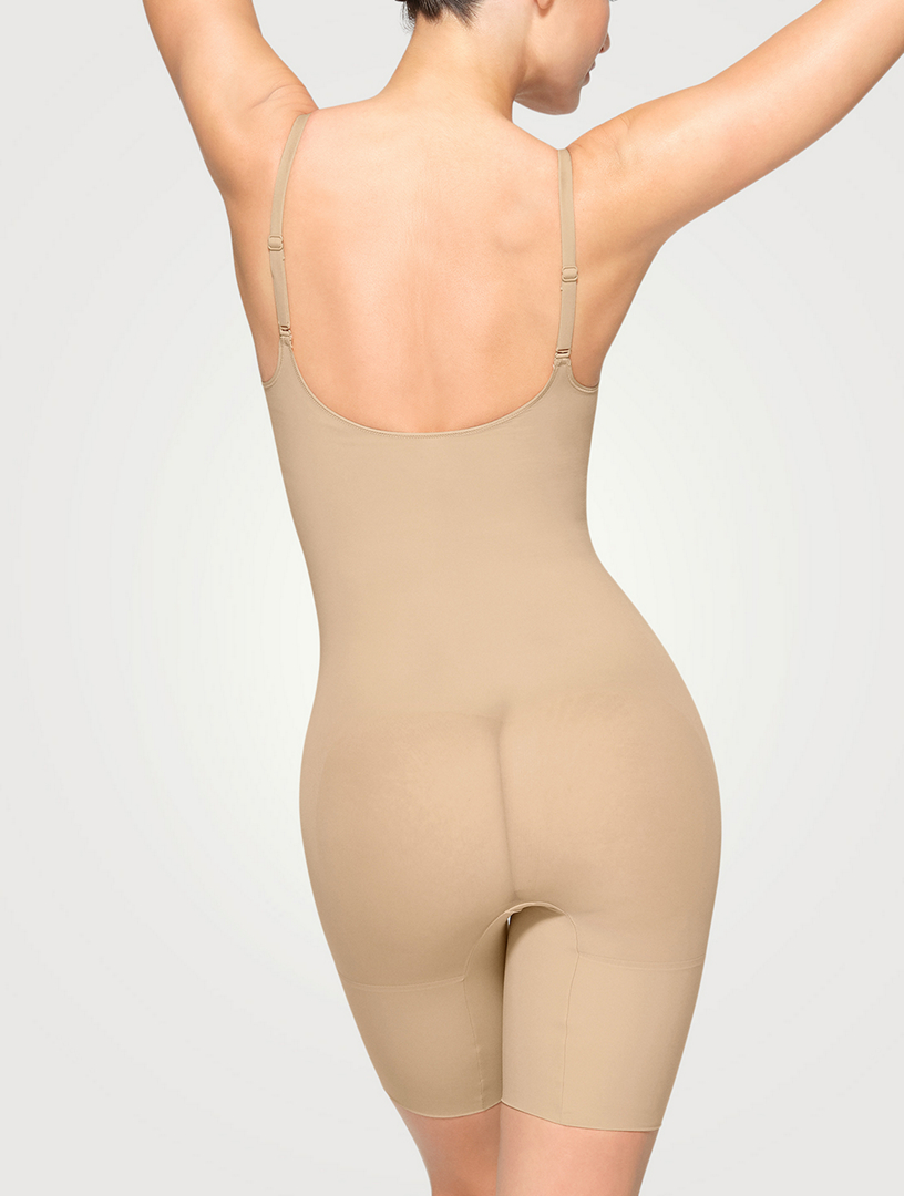 EVERYDAY SCULPT MID THIGH BODYSUIT | COCOA