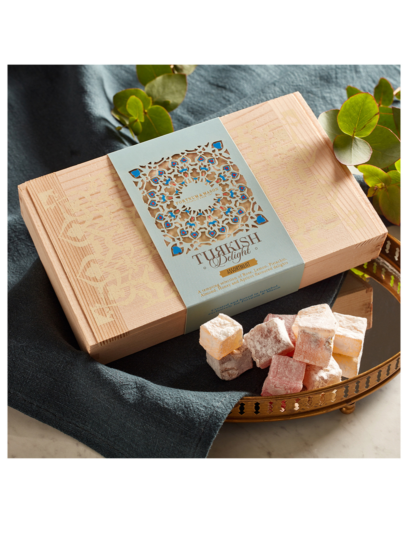 Turkish Delight In A Wooden Box, 454g