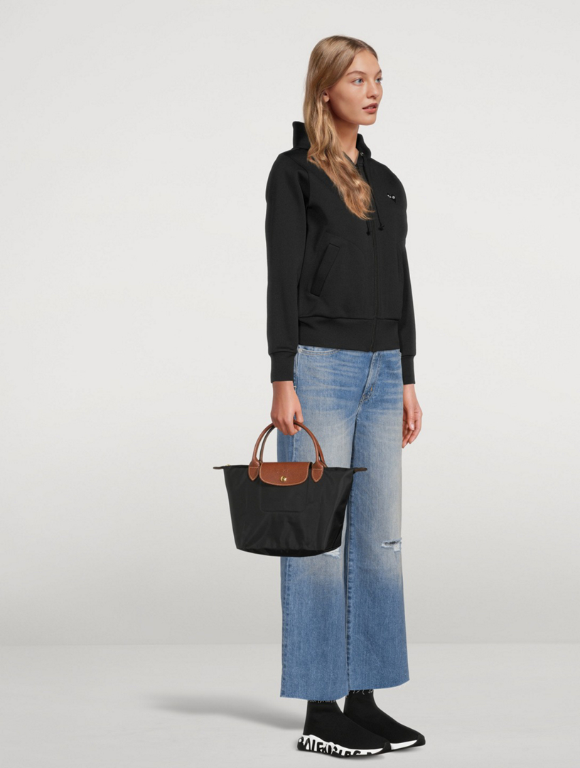 Longchamp black Mini Le Pliage Original Tote Bag